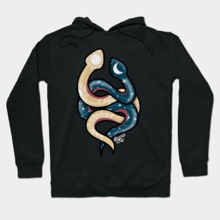 Sun and moon snakes Hoodie